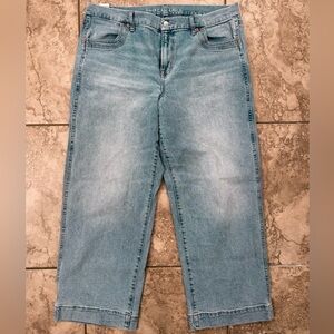 American Eagle Outfitters Women's Light Blue Flare Jeans